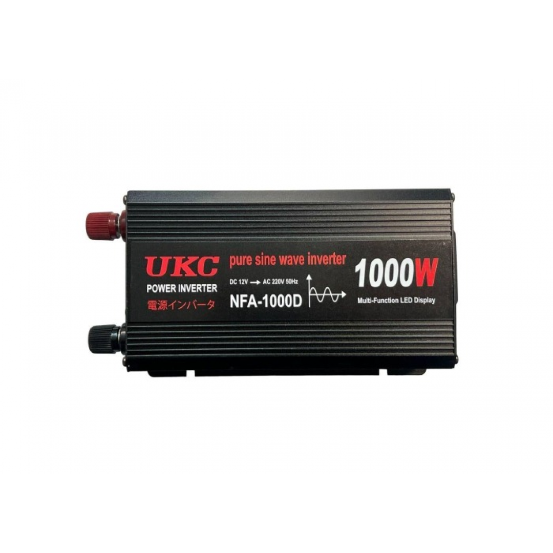 Інвертор із чистим синусом NFA-1000, 12V–220V, 1000 W