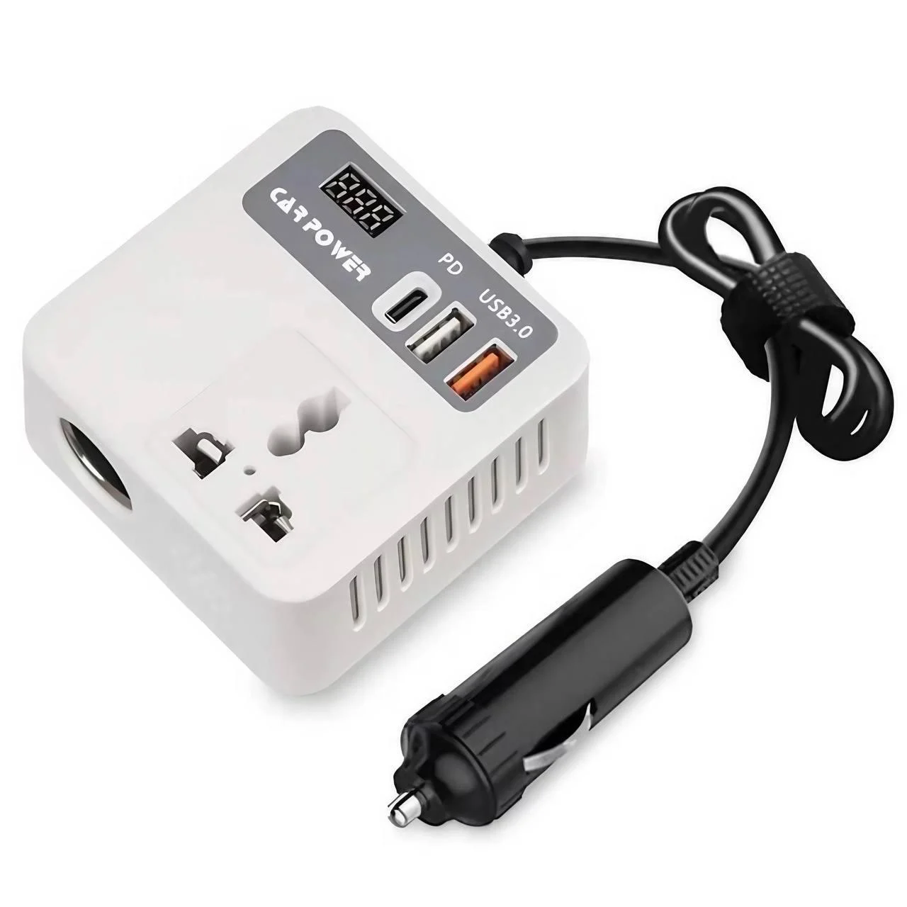 Автомобільний інвертор 300Вт Car Power 12-220V з USB
