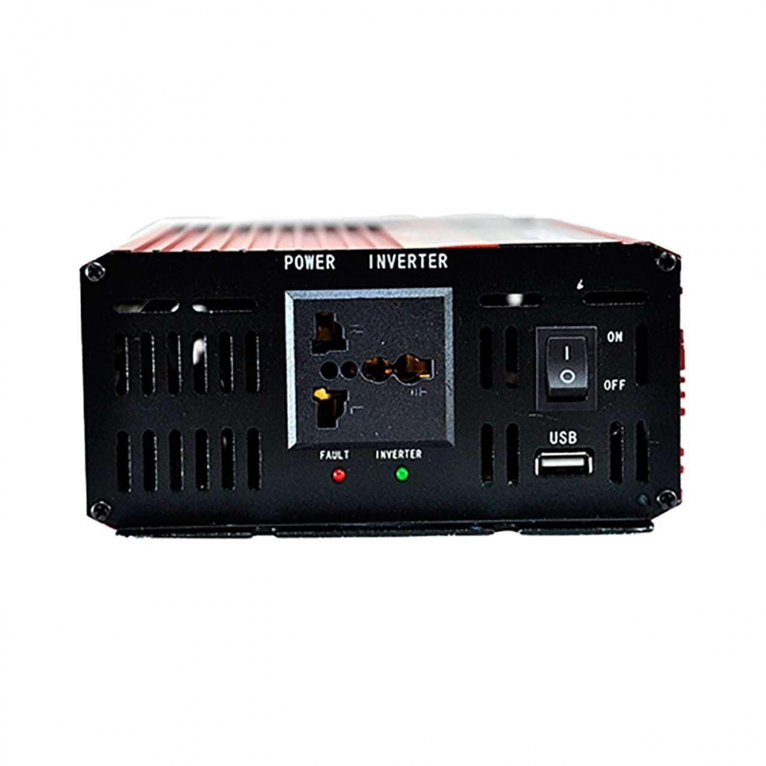 Перетворювач UKC KC-2500 W, 12–220 В, 2500 Вт, USB — 2