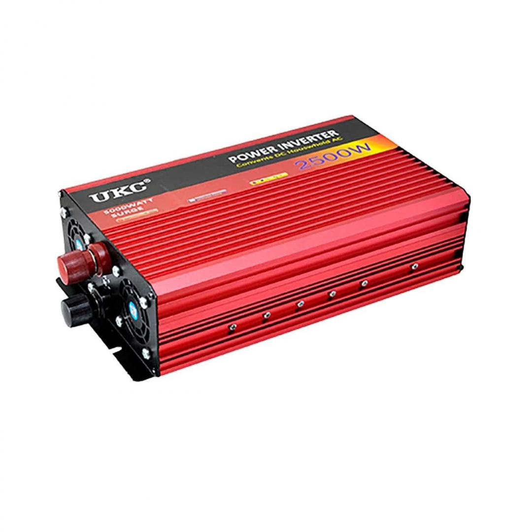 Перетворювач UKC KC-2500 W, 12–220 В, 2500 Вт, USB
