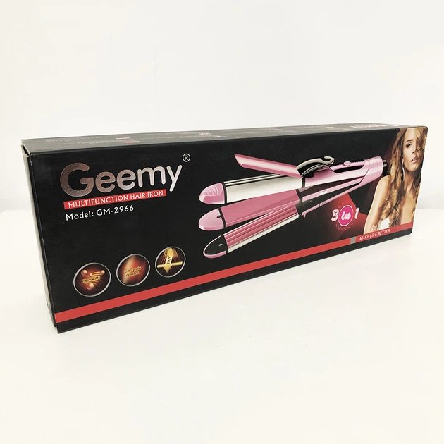 Щипці мультистайлер 3 в 1 GEMEI GM-2966 t200 — 4