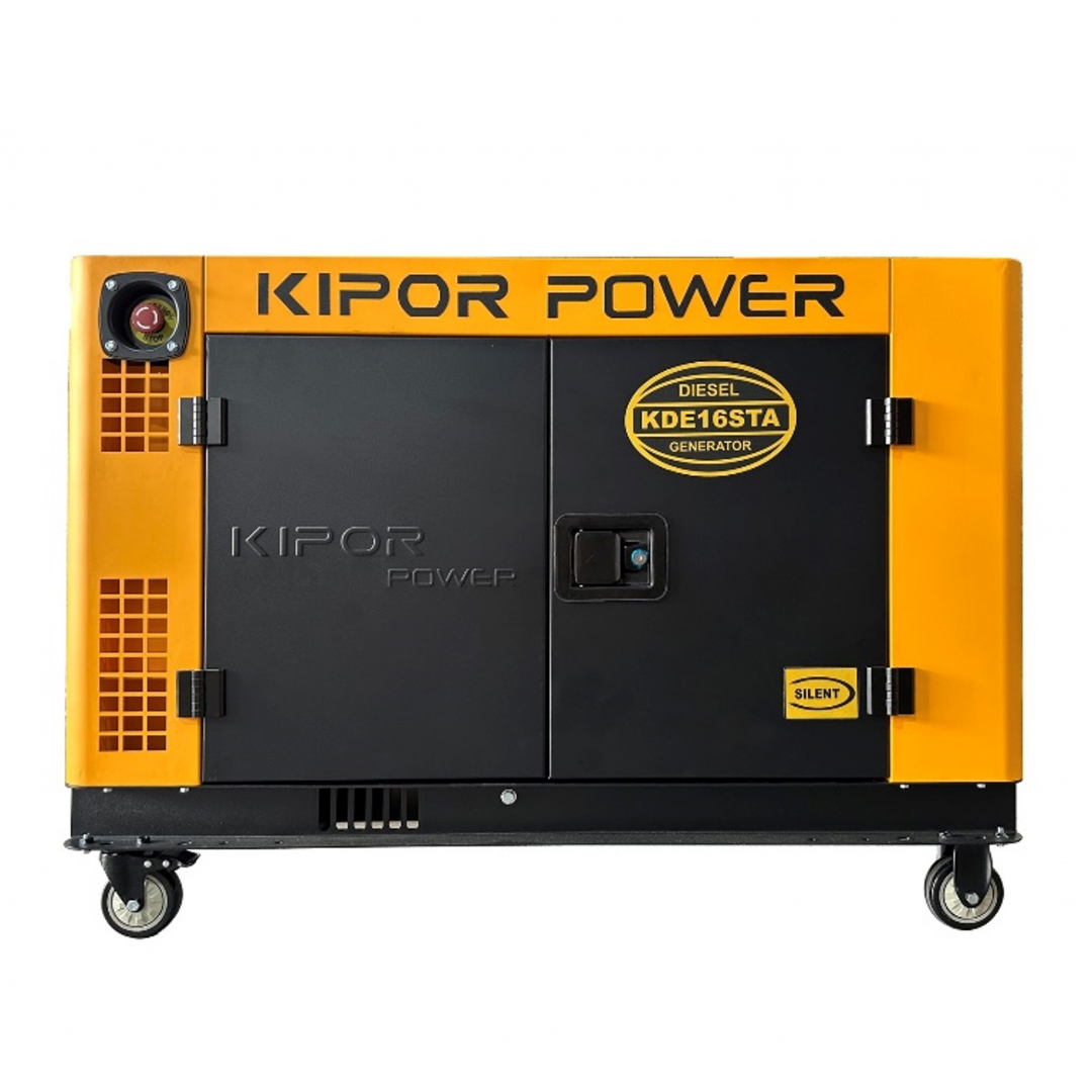 Дизельний генератор KIPOR POWER KDE16STA, 15 кВт, 220 В, електростартер