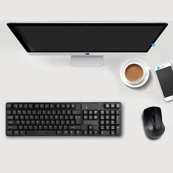 Комплект бездротова комп'ютерна клавіатура і миша WIRELESS TJ-808 — 3