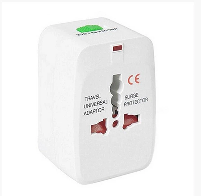 Туристичний дорожній мережевий перехідник Vkstar Travel Universal Adaptor Surge Protector