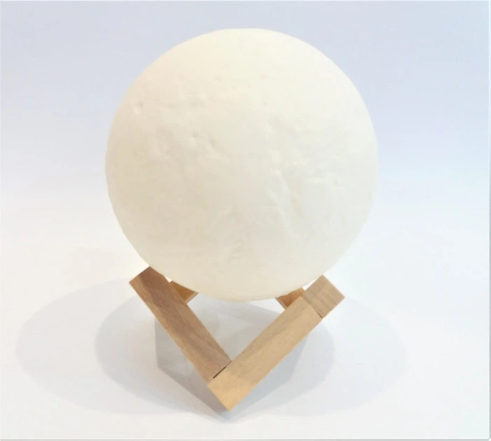 Нічник 3D Місяць 13 см 3 режими 3D Moon Touch USB — 2