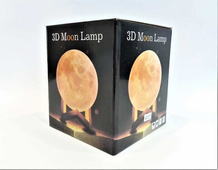 Нічник 3D Місяць 13 см 3 режими 3D Moon Touch USB — 3
