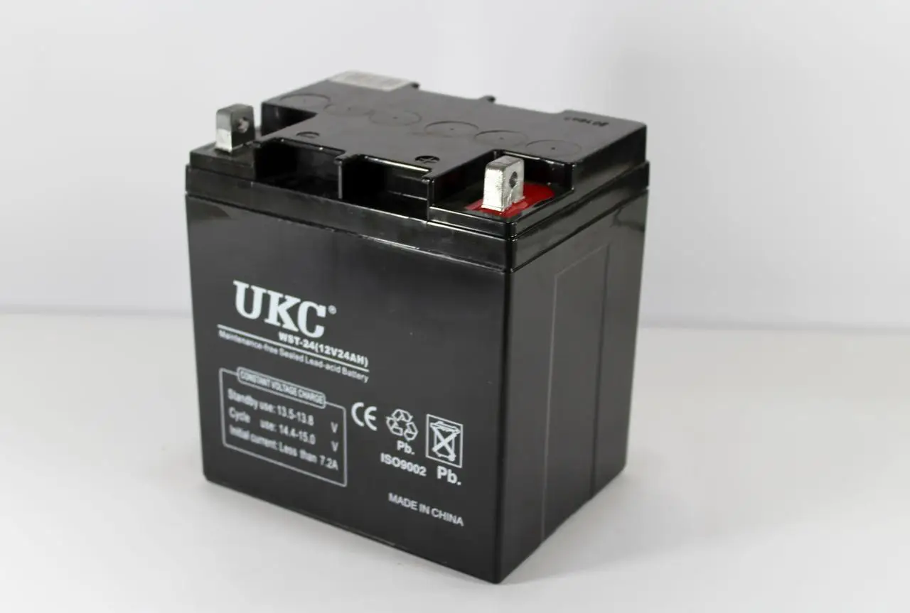 Акумулятор BATTERY 12 V 24 A UKC акумуляторна батарея