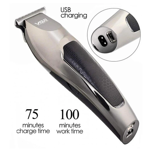 Машинка для стриження акумуляторна 5 в 1 VGR V 030 USB CHARGE — 4