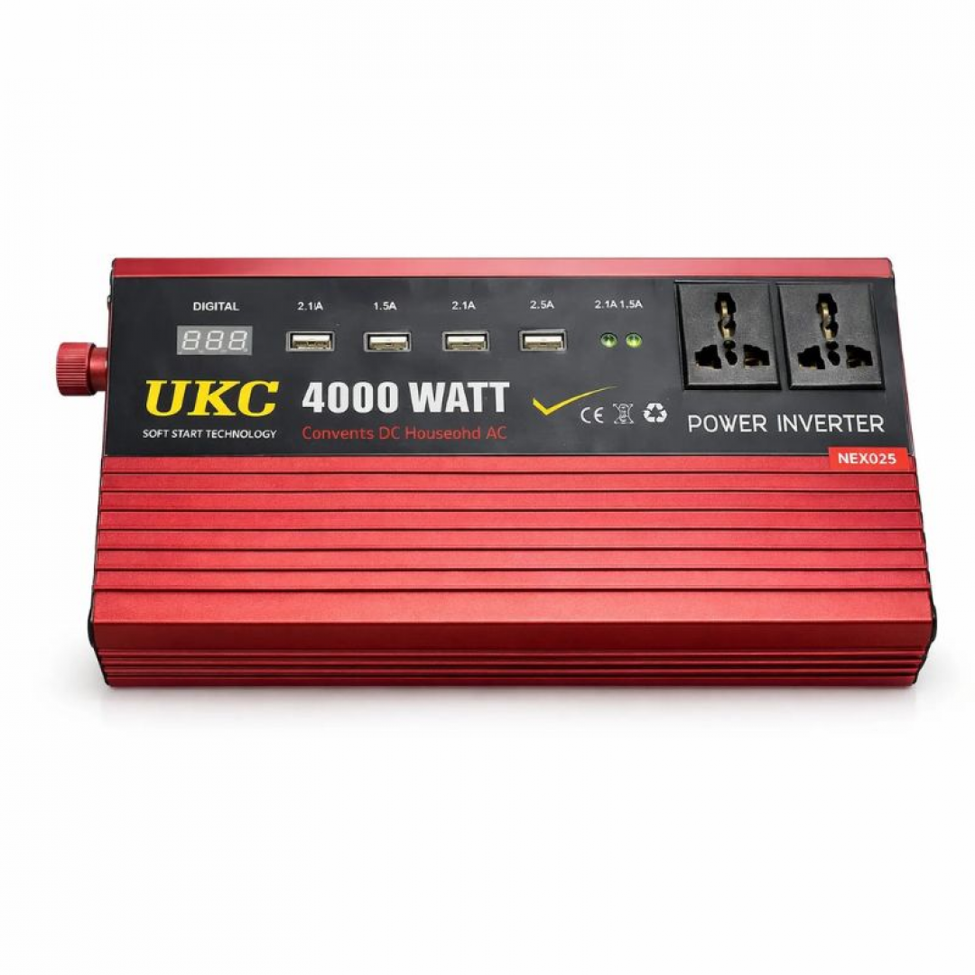 Перетворювач, Інвертор UKC SOLAR TSL-4000W (24V → 220V)