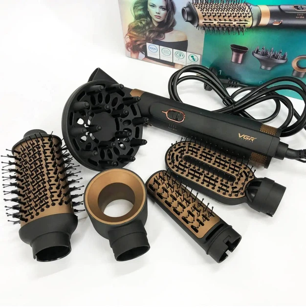 Фен-щітка для волосся 6в1 VGR V-491 — 3
