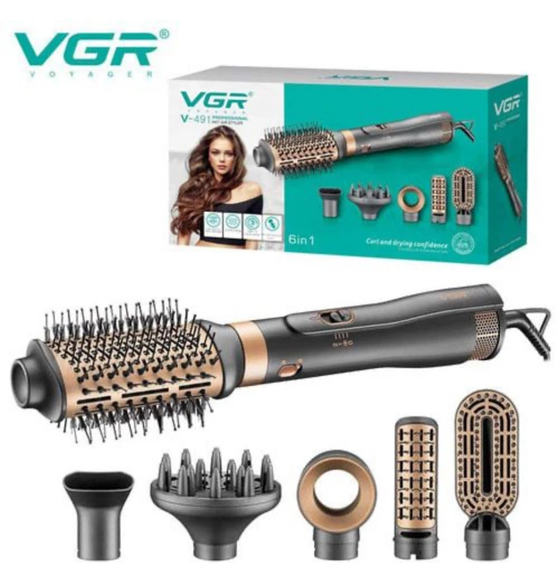 Фен-щітка для волосся 6в1 VGR V-491 — 4