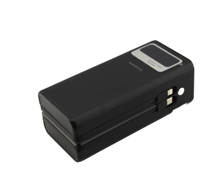 Портативний зарядний пристрій Power Bank BOROFONE DBT35A 40000mAh із вбудованими кабелями Black — 3