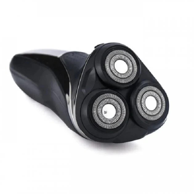 Електробритва для чоловіків роторна VGR V-306 Pro акумуляторна 5 Вт сухе та вологе гоління LED дисплей плаваючі головки вологозахист IPX7 — 3