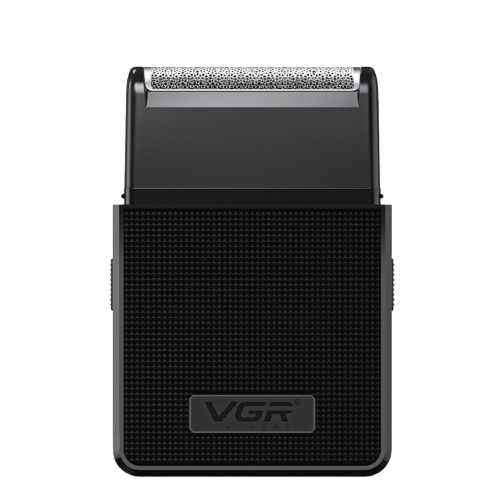 Акумуляторна сіткова електробритва VGR V-376 Black для чоловіків із USB-зарядкою — 3