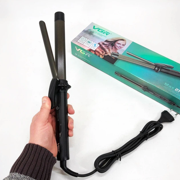 Плойка VGR V-579, температура від 130 до 210 ° C, кераміка — 4