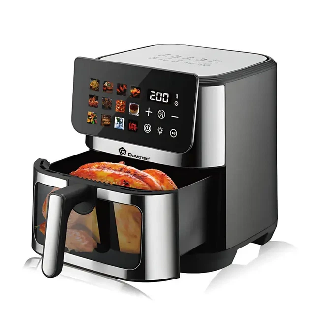 Аерогриль Domoteс MS-3224 4500 Вт 12л з регулюванням температури Black-Silver
