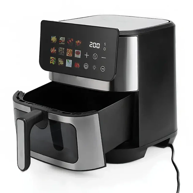 Аерогриль Domoteс MS-3224 4500 Вт 12л з регулюванням температури Black-Silver — 5