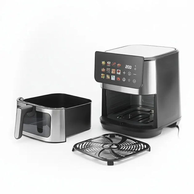 Аерогриль Domoteс MS-3224 4500 Вт 12л з регулюванням температури Black-Silver — 4