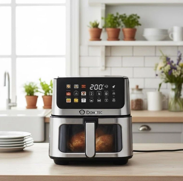 Аерогриль Domoteс MS-3224 4500 Вт 12л з регулюванням температури Black-Silver — 2
