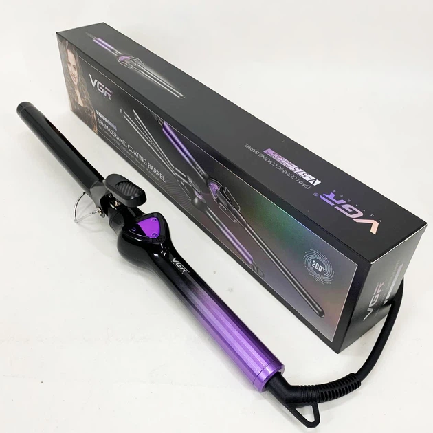 Плойка для волосся VGR V-575 PURPLE — 4