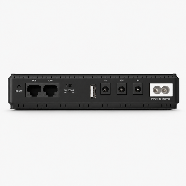 Міні ДБЖ (Mini UPS) DC UPS 10400 mAh для роутера, ONU, модему, камер відеоспостереження 5V/9V/12V — 3