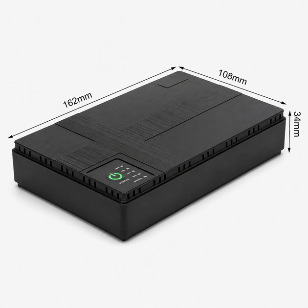 Міні ДБЖ (Mini UPS) DC UPS 10400 mAh для роутера, ONU, модему, камер відеоспостереження 5V/9V/12V — 2