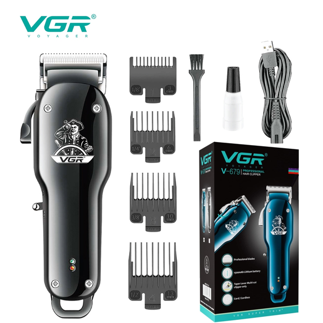 Машинка для стрижки волосся VGR V-679 BLACK