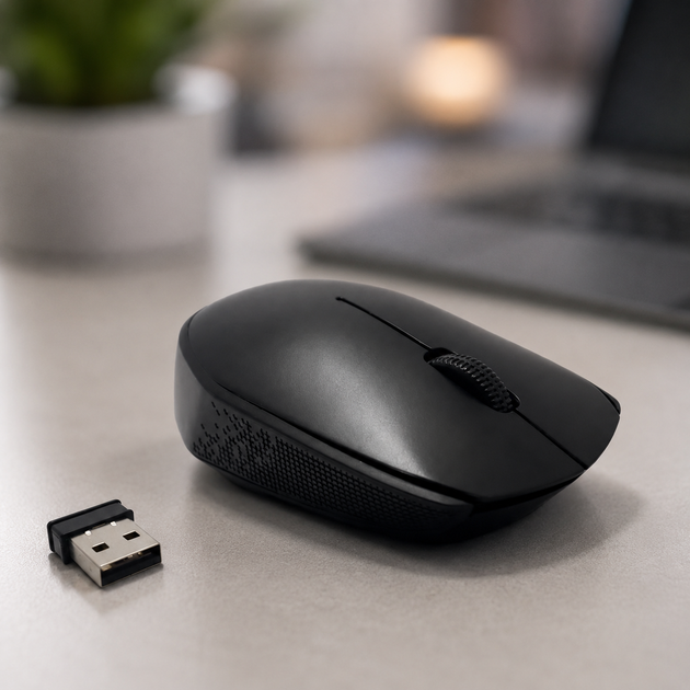 Мишка MOUSE 218 Wireles / Комп'ютерна мишка бездротова для ПК та ноутбуків / Мишка чорна Bluetooth