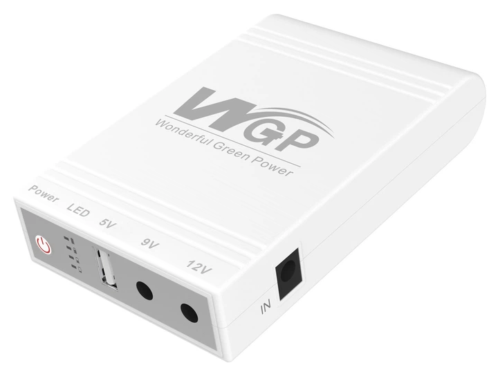 ДБЖ для роутера UPS WGP-103 10400 mAh на 5V 9V 12V — 3