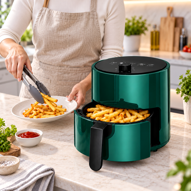 Аерофритюрниця Air Fryer-2294 4 л 1000 Вт з антипригарною чашею — 4