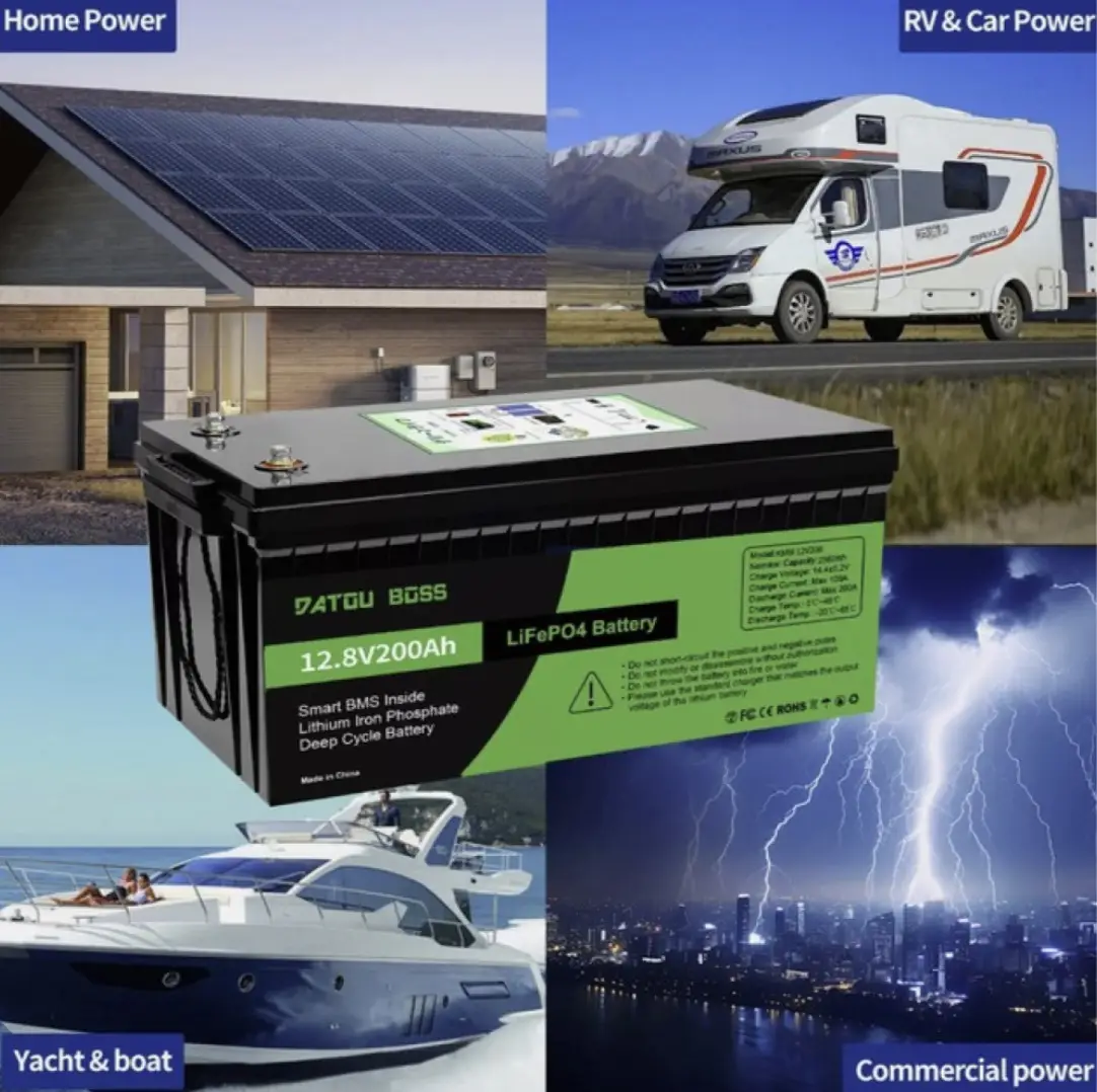 Акумулятор LiFePO4 200Ah 12.8 V Datou Boss (літій-залізо-фосфатний, BMS) — 2