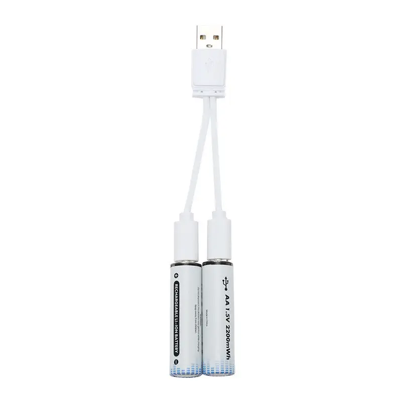 Комплект батарейок AA 2шт. з роз'ємом Type-C на 1.5V/3500mAh — 4