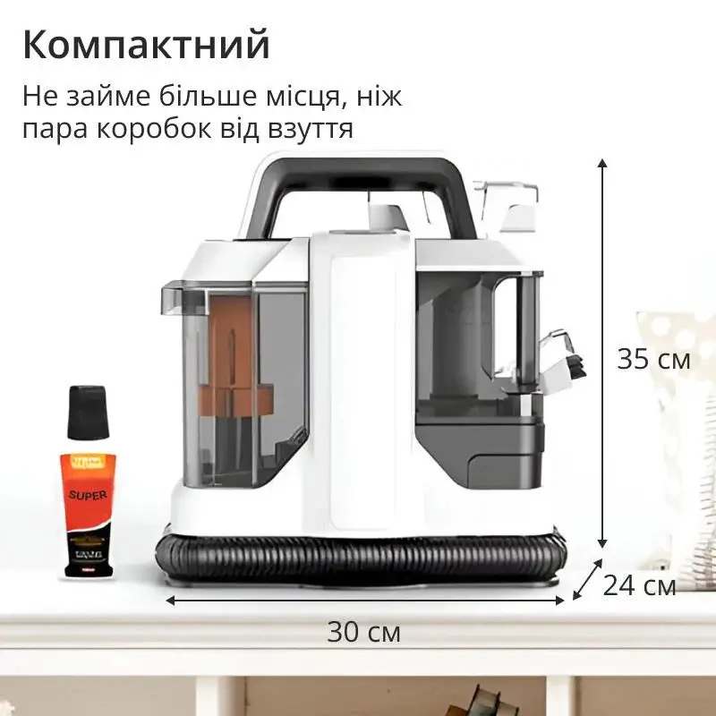 Миючий пилосос-плямовивідник Domotec MS 4415 4200W 1080 ml — 7
