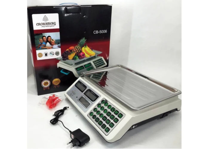 Ваги торгові (50кг 6v) Crownberg CB-5006