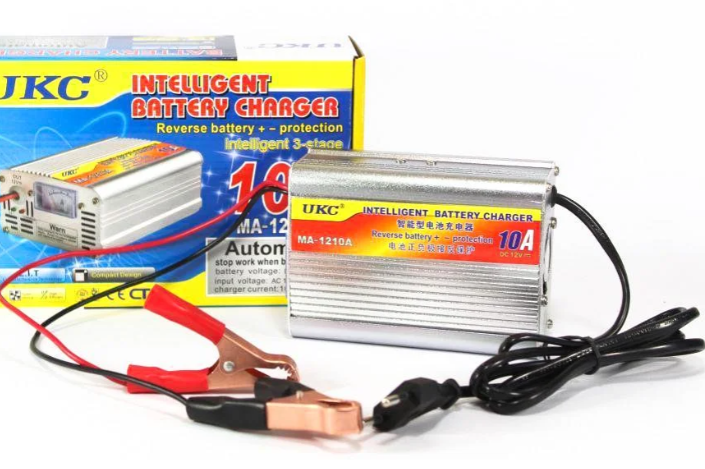 Зарядний пристрій акумулятора UKC Battery Charger 10A MA-1210A — 2