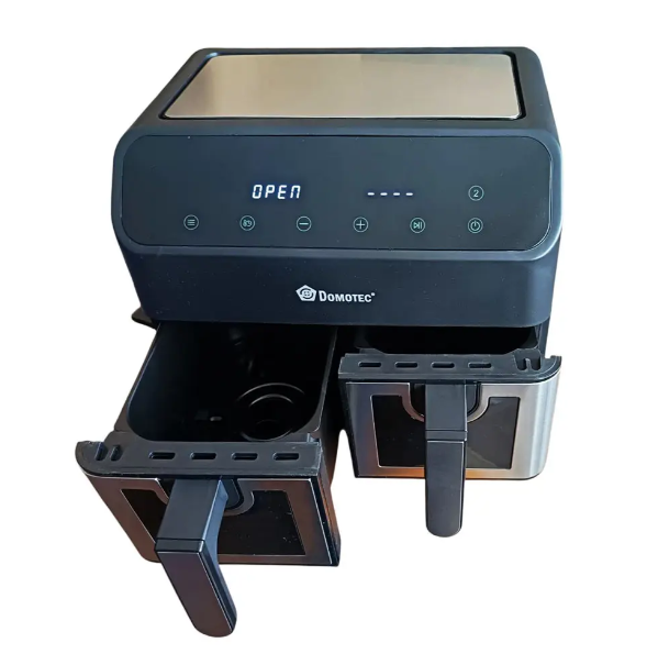 Аеро фритюрниця Domotec MS-3226 13 л двокамерна з дисплеєм — 2