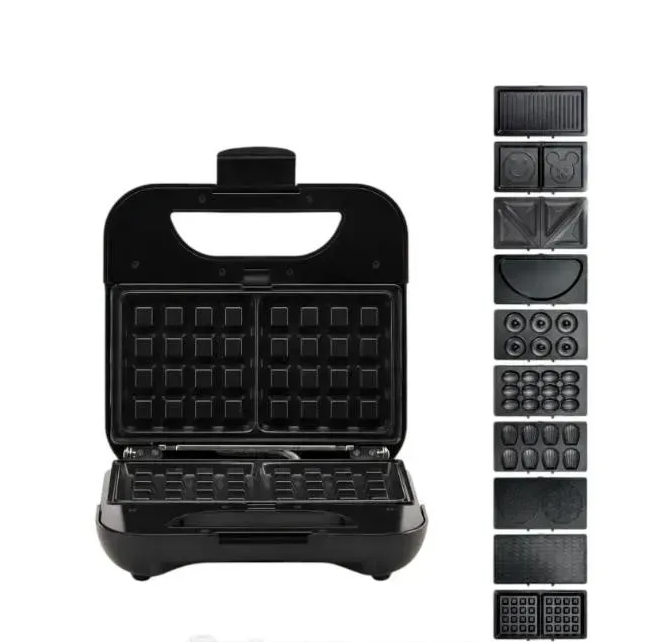 Сендвічниця мультимейкер 10в1 Domotec MS-209 2000Вт — 4
