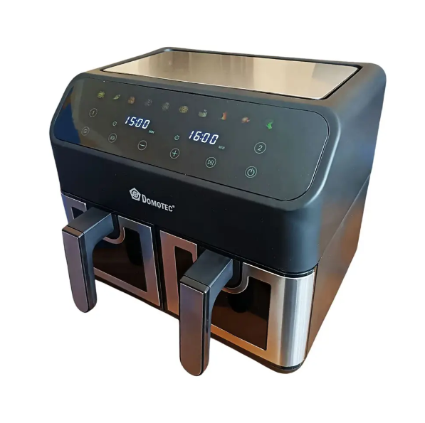 Аеро фритюрниця Domotec MS-3226 13 л двокамерна з дисплеєм