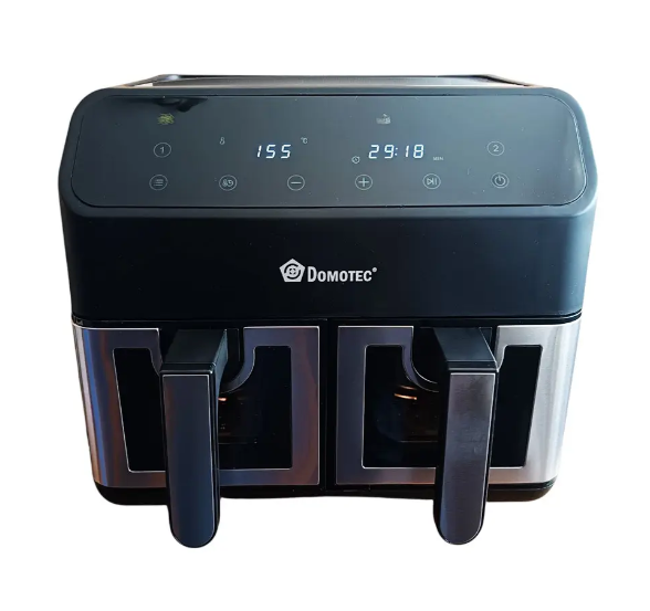 Аеро фритюрниця Domotec MS-3226 13 л двокамерна з дисплеєм — 3