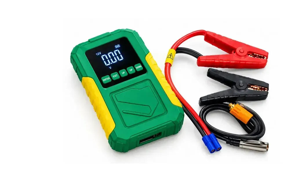 Автономний пусковий JUMP STARTER із вбудованим насосом та цифровим екраном джам стартер ,бустер