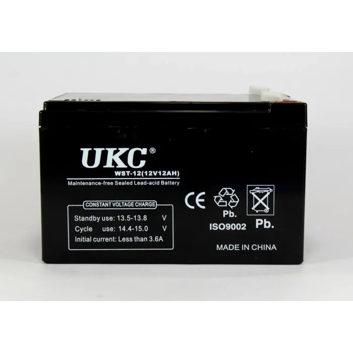 Акумулятор BATTERY 12V 12A UKC — 2