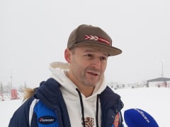 На трассах «Тирваса» лыжники состязались вместе с питомцами