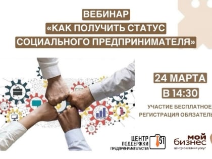 Как получить статус социального предпринимателя?
