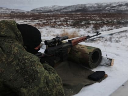 Военные учения с боевой стрельбой в Сафоново