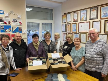 Серебряные волонтёры продолжают поддержку бойцов на фронте