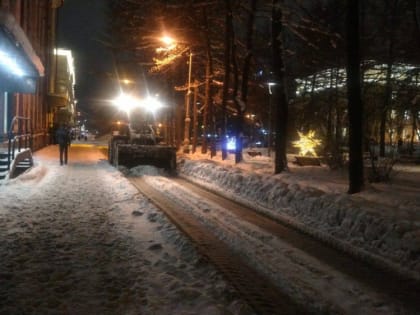 ММБУ «Управление дорожного хозяйства» продолжает работу в круглосуточном режиме