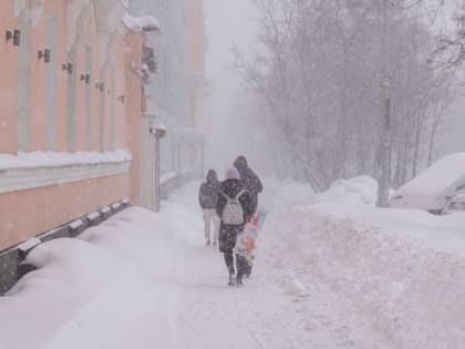 На Мурманск идёт метель