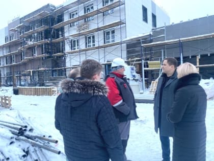 В посёлке Зеленоборский продолжается строительство амбулатории