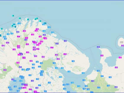 -35°: холоднее всего ночью в регионе было в Кольском районе