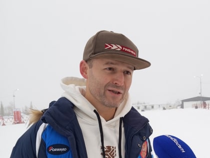 На трассах «Тирваса» лыжники состязались вместе с питомцами